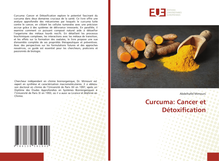 Boek Curcuma: Cancer et Détoxification Abdelhafid Mimouni