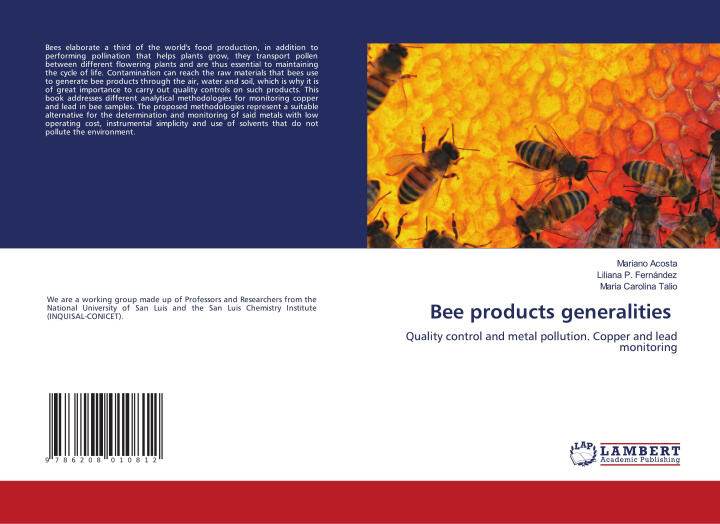 Knjiga Bee products generalities Liliana P. Fernández