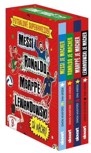 Książka SET Futbalové superhviezdy Simon Mugford