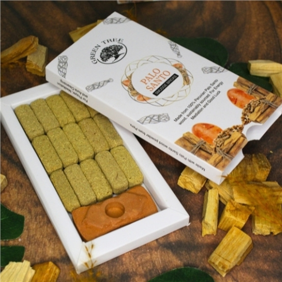 Βιβλίο Brique de fumigation avec support - Palo Santo 