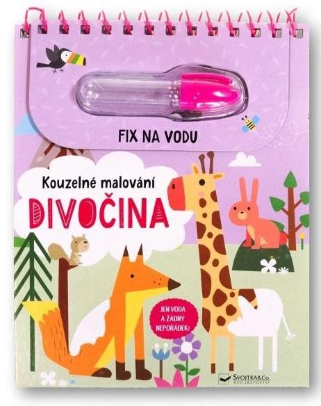Carte Kouzelné malování Divočina 
