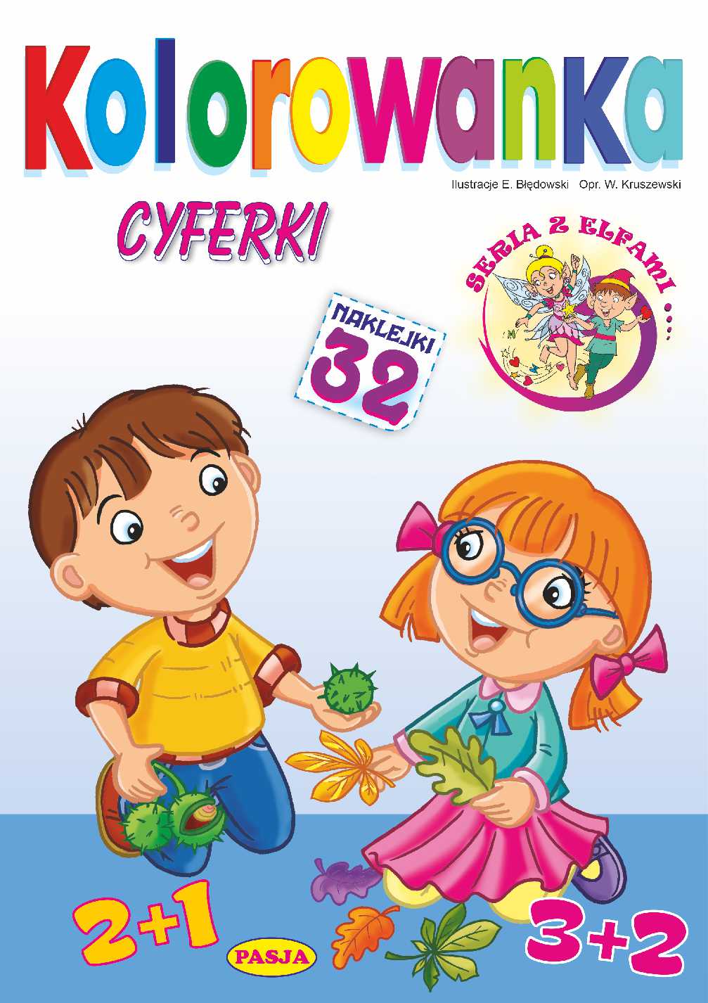 Knjiga Cyferki. Kolorowanka Włodzimierz Kruszewski