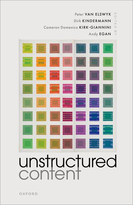 Book Unstructured Content Dirk Kindermann