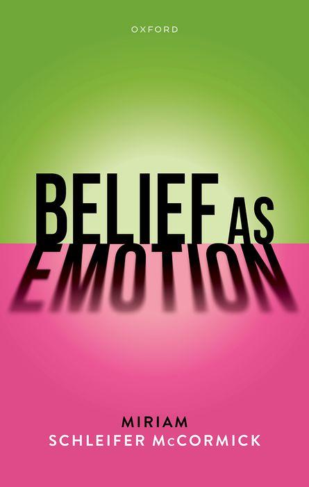 Buch Belief as Emotion McCormick
