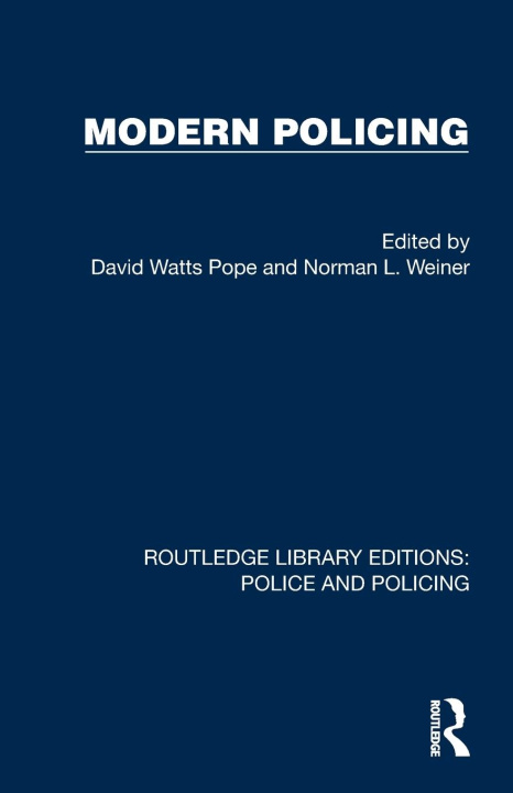 Libro Modern Policing David Watts Pope