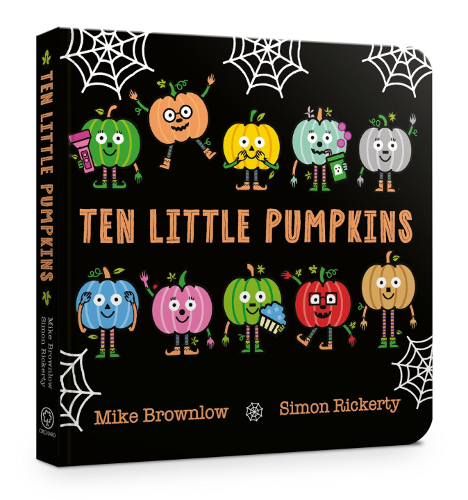 Carte Ten Little Pumpkins Board Book Mike Brownlow