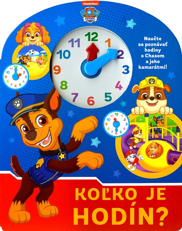 Libro Labková patrola - Koľko je hodín? 