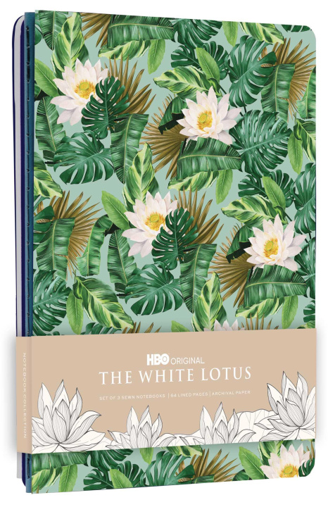 Knjiga White Lotus Sewn Notebook Collection (Set of 3) Insight Editions