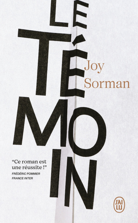 Boek Le témoin Sorman