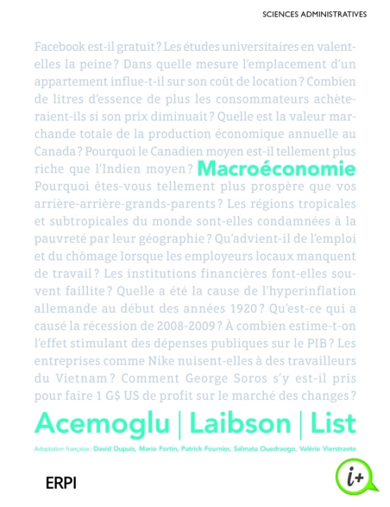 Libro Macroéconomie Daron Acemoglu