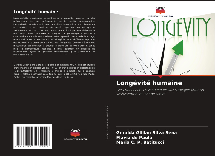 Libro Longévité humaine Geralda Gillian Silva Sena
