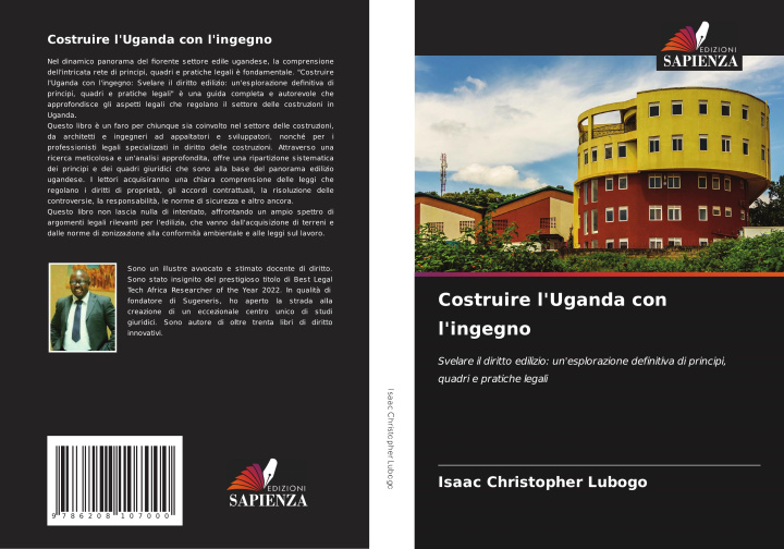 Libro Costruire l'Uganda con l'ingegno Isaac Christopher Lubogo
