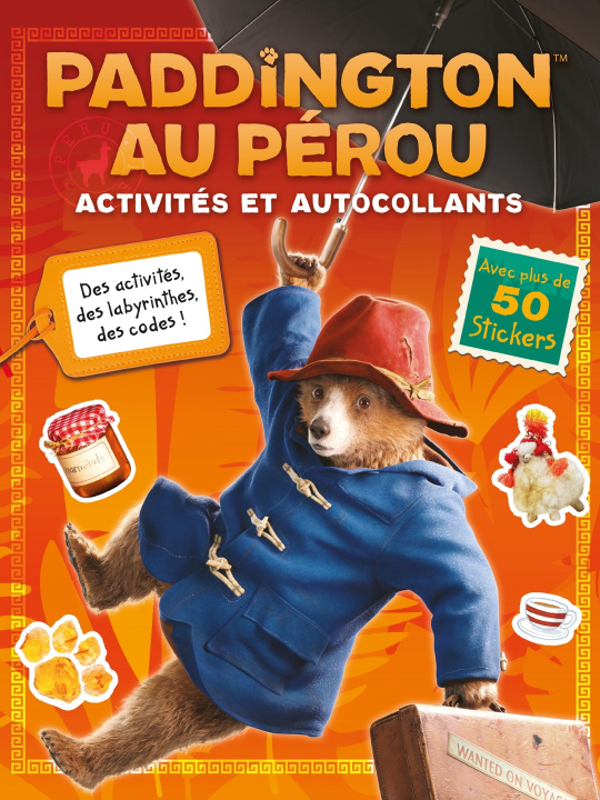 Knjiga Paddington au Pérou - Activités et autocollants 