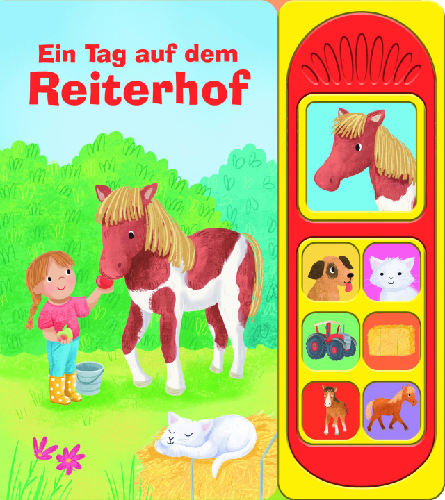 Βιβλίο Pferdehof- Soundbuch - Pappbilderbuch mit 7 Geräuschen Julia Seal