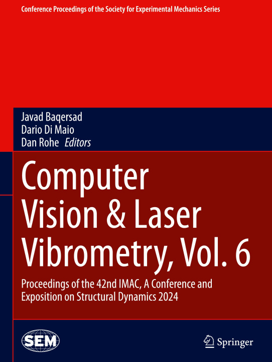 Knjiga Computer Vision & Laser Vibrometry, Vol. 6 Javad Baqersad