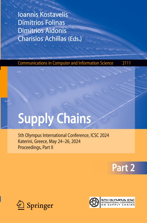 Knjiga Supply Chains Ioannis Kostavelis
