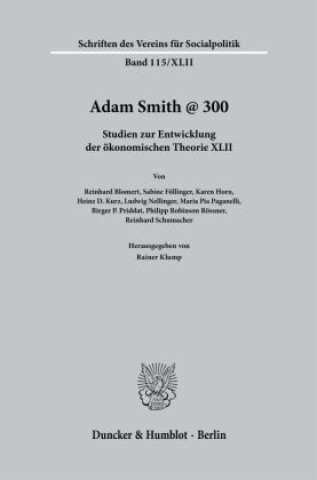 Buch Adam Smith @ 300 Rainer Klump