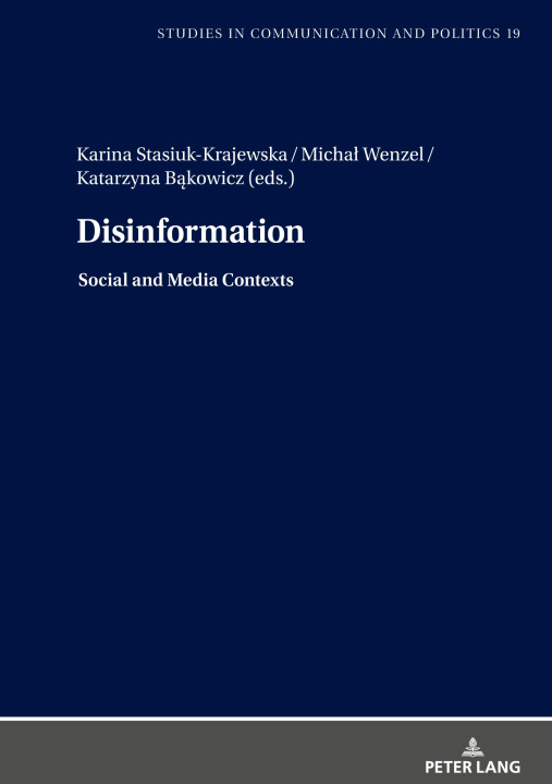 Boek Disinformation Boguslawa Dobek-Ostrowska