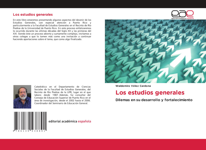 Knjiga Los estudios generales Waldemiro Vélez Cardona