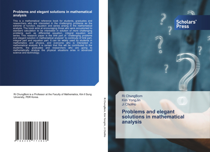 Knjiga Problems and elegant solutions in mathematical analysis Kim YongJin