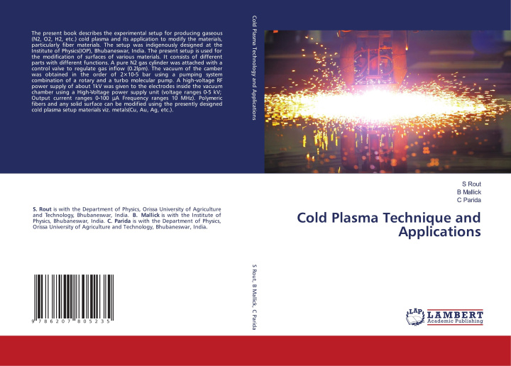 Knjiga Cold Plasma Technique and Applications B. Mallick