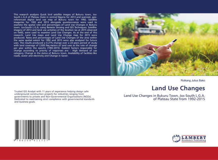 Knjiga Land Use Changes Rotkang Julius Bako