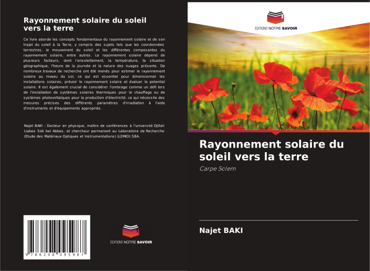 Knjiga Rayonnement solaire du soleil vers la terre Najet BAKI