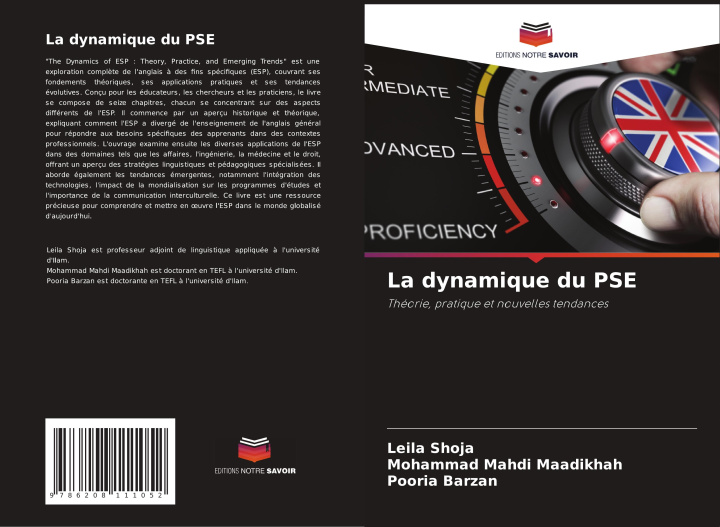 Boek La dynamique du PSE Mohammad Mahdi Maadikhah