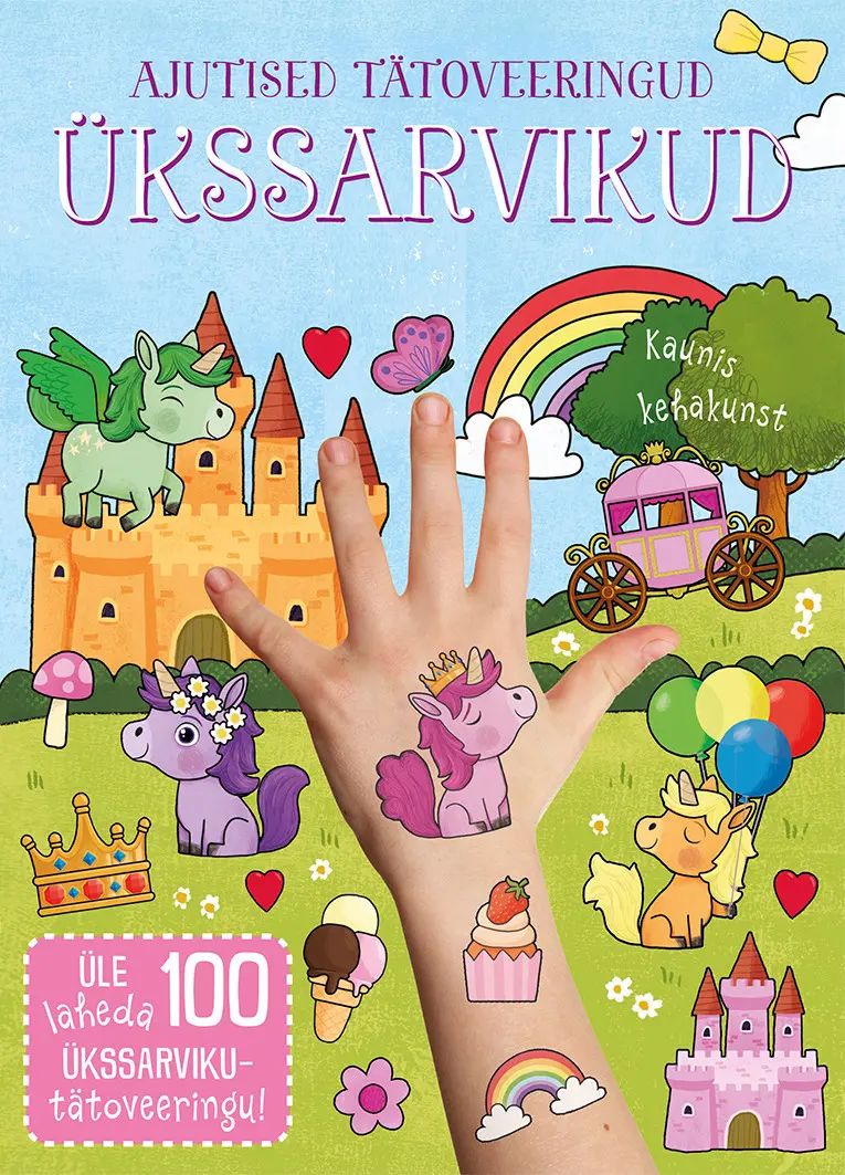 Kniha Ükssarvikud. Ajutised tätoveeringud Amanda Lott