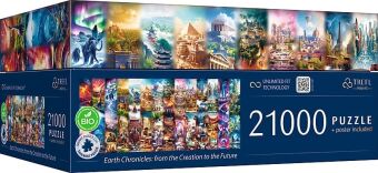 Gra/Zabawka UFT Puzzle 21000 - Earth Chronicles: Creation to Future" / ADOBE STOCK_L FSC Mix 70% 