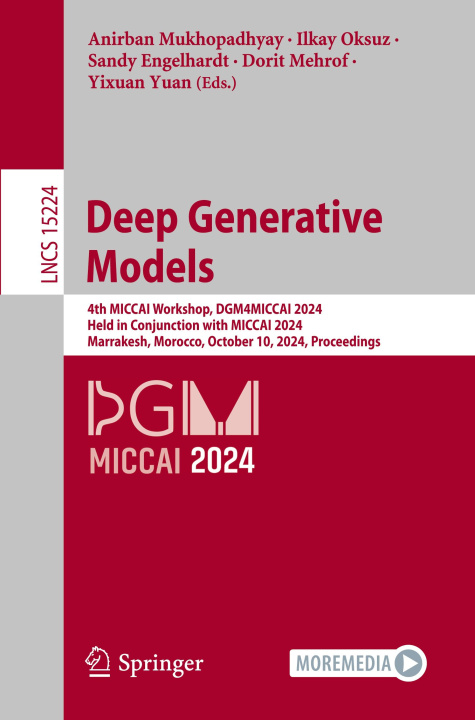 Knjiga Deep Generative Models Anirban Mukhopadhyay