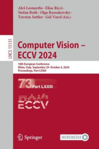 Książka Computer Vision - ECCV 2024 Ales Leonardis