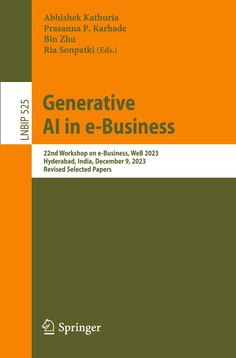 Boek Generative AI in e-Business Abhishek Kathuria