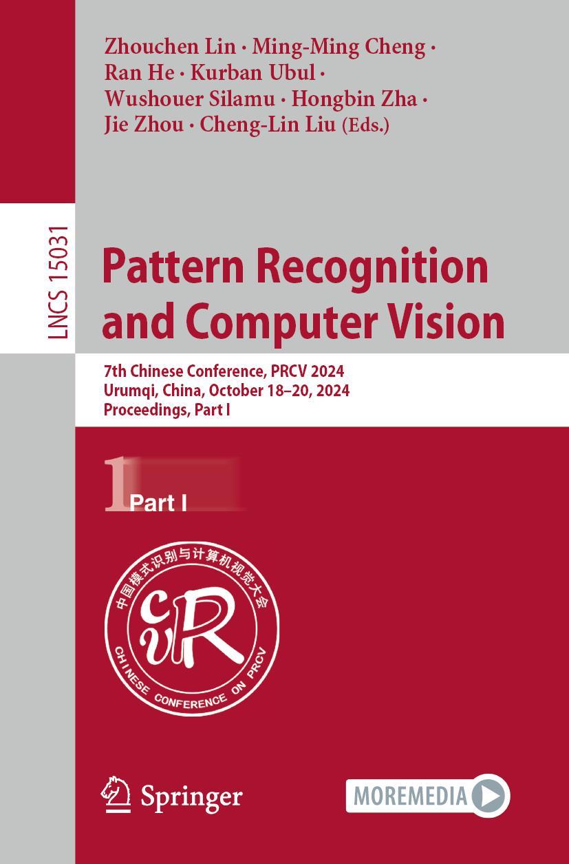 Boek Pattern Recognition and Computer Vision Zhouchen Lin