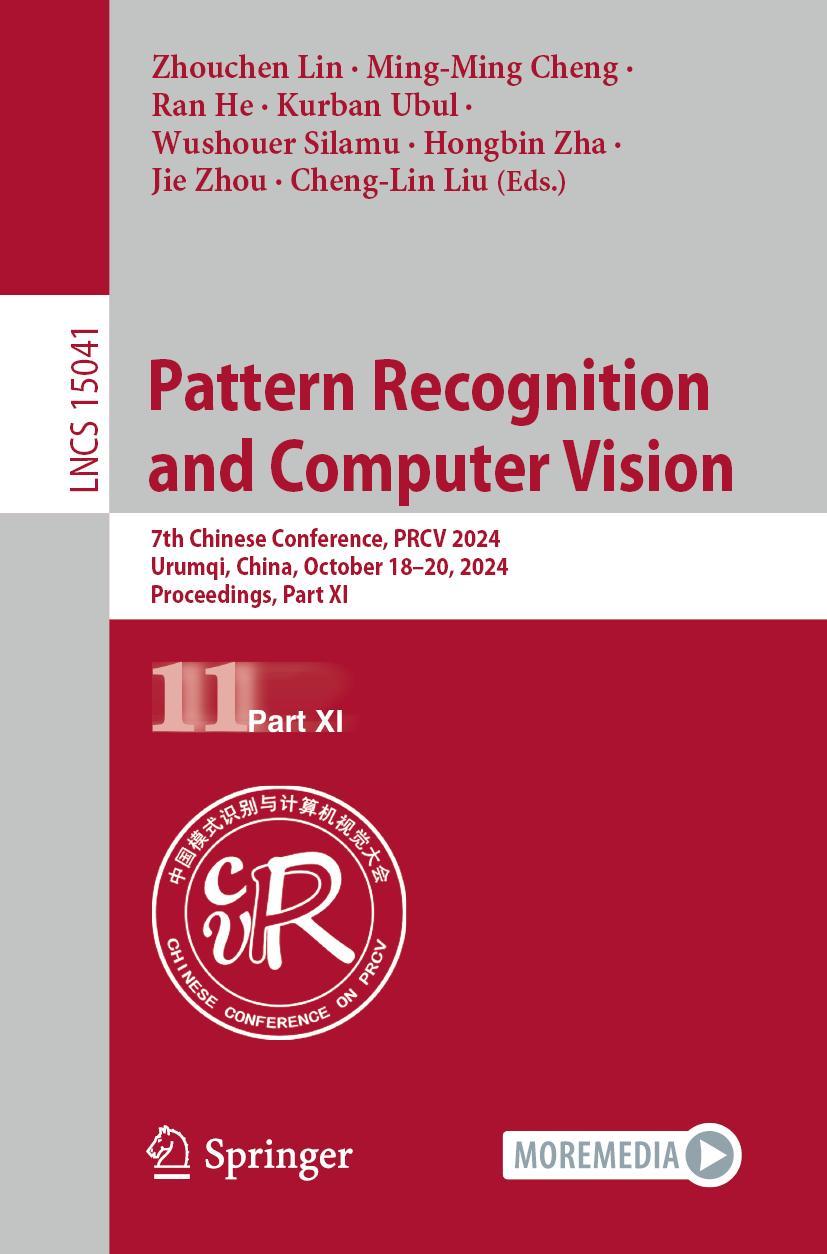 Knjiga Pattern Recognition and Computer Vision Zhouchen Lin