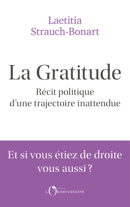 Book La gratitude Strauch-bonart laetitia