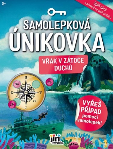 Kniha Samolepková únikovka Vrak v zátoce Duchů 