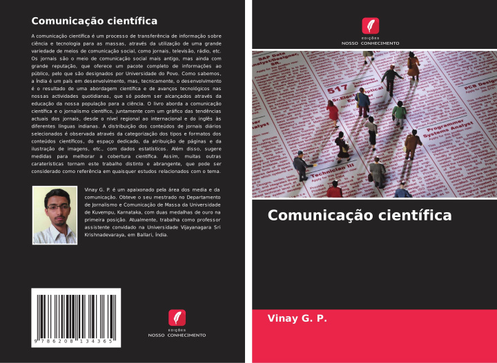 Knjiga Comunicação científica Vinay G. P.