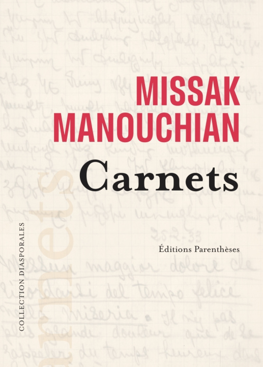 Knjiga Carnets Missak MANOUCHIAN