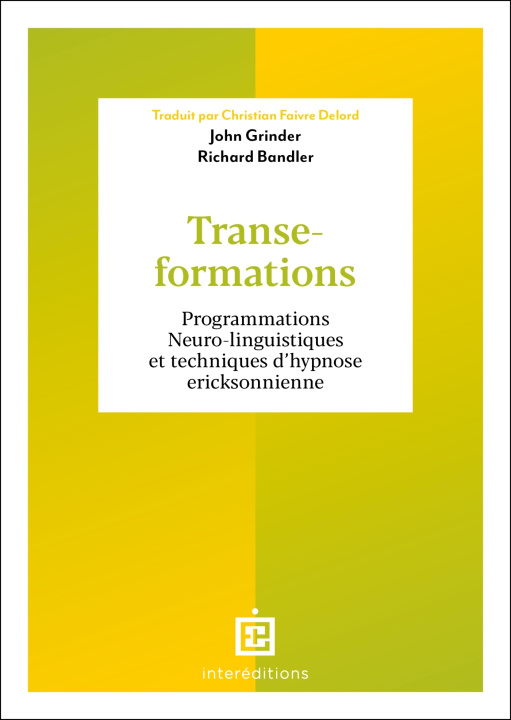 Book Transe-formations John Grinder