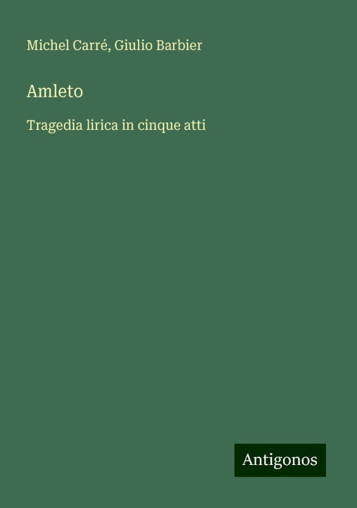 Book Amleto Giulio Barbier