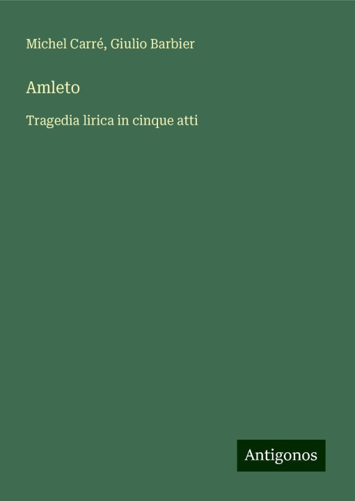 Buch Amleto Giulio Barbier
