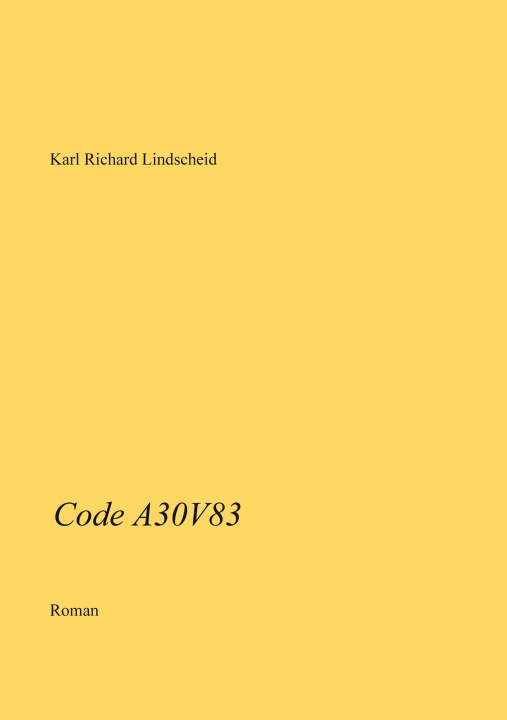 Knjiga Code A30V83 Karl Richard Lindscheid