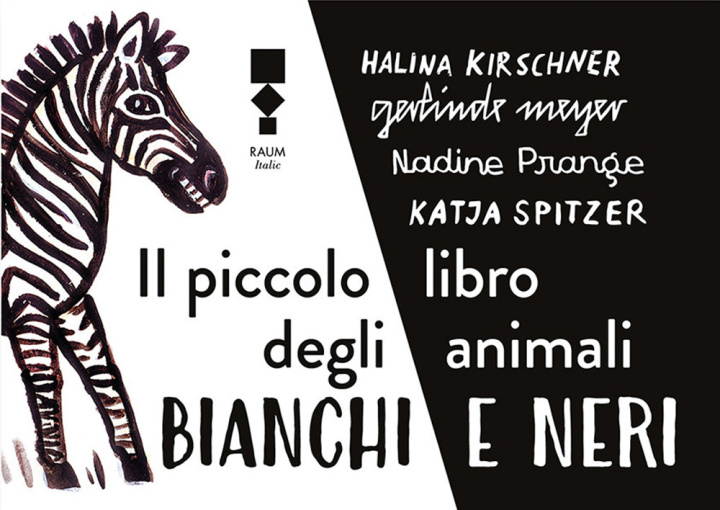 Książka piccolo libro degli animali bianchi e neri Katja Spitzer