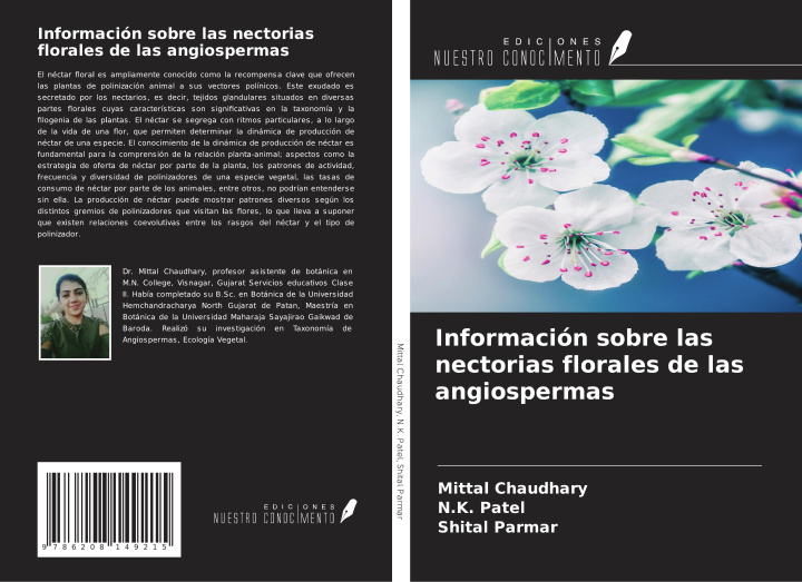 Knjiga Información sobre las nectorias florales de las angiospermas N. K. Patel