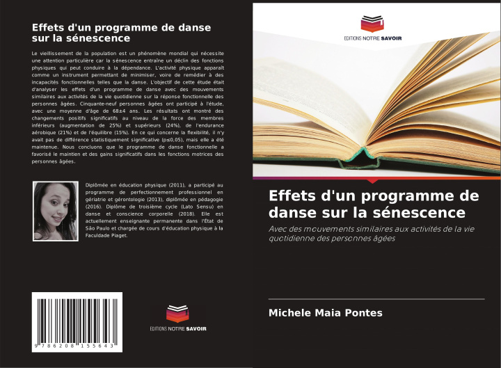 Carte Effets d'un programme de danse sur la sénescence Michele Maia Pontes
