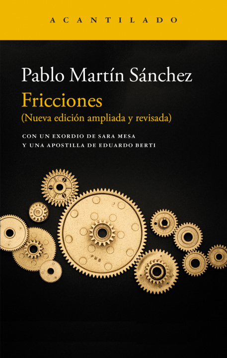 Knjiga Fricciones Pablo Martín Sánchez