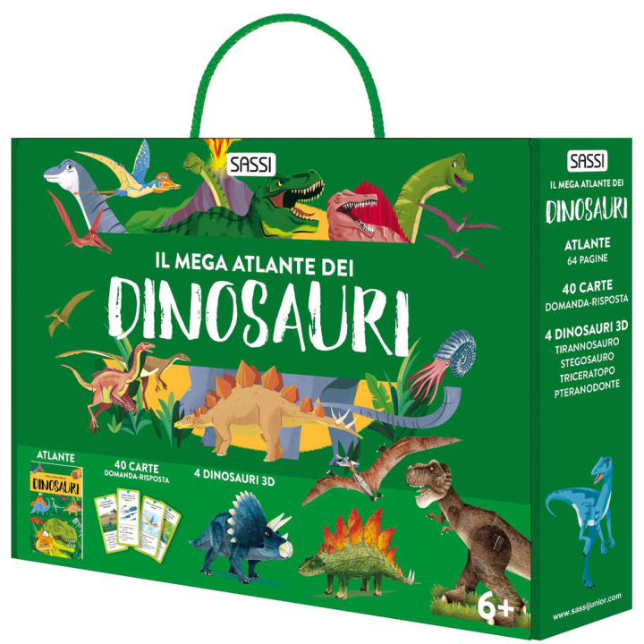 Knjiga mega atlante dei dinosauri Giulia Pesavento