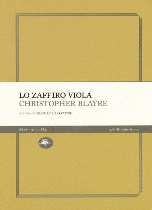 Knjiga zaffiro viola Christopher Blayre