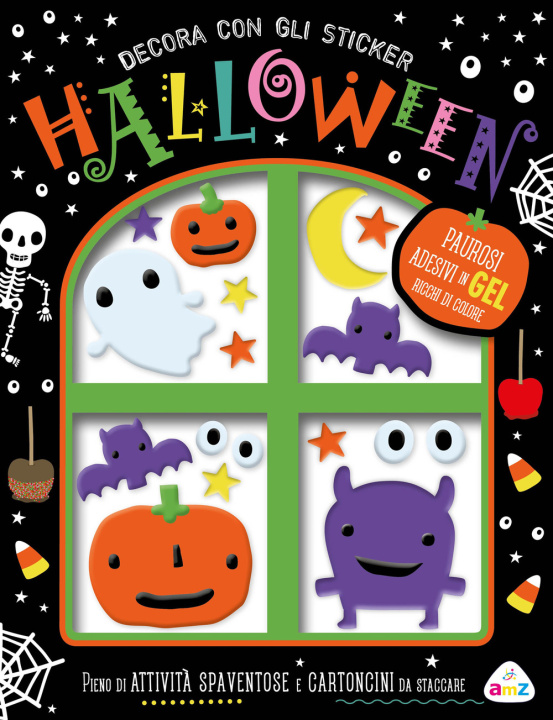 Knjiga Decora con gli sticker. Halloween 
